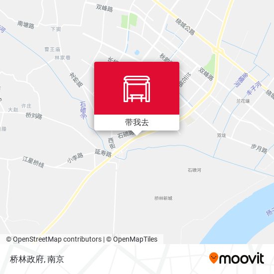 桥林政府地图