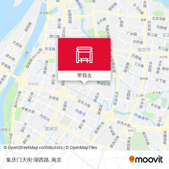 集庆门大街·湖西路地图