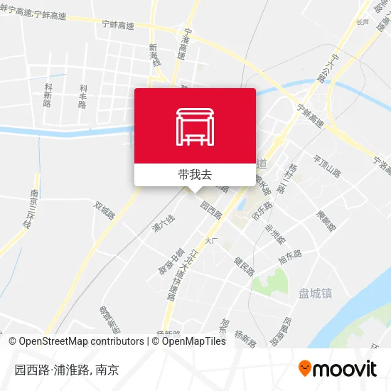 园西路·浦淮路地图