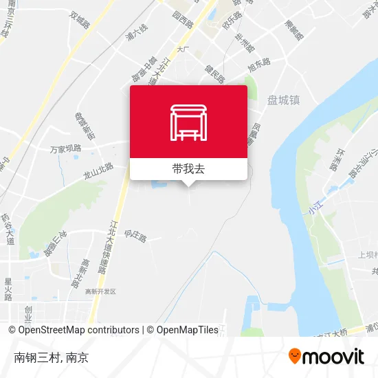 南钢三村地图