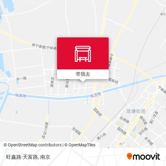 旺鑫路·天富路地图