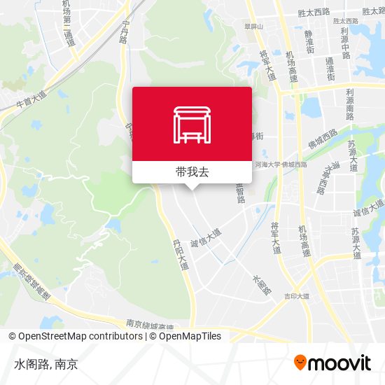 水阁路地图