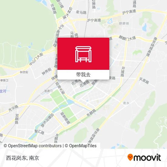 西花岗东地图