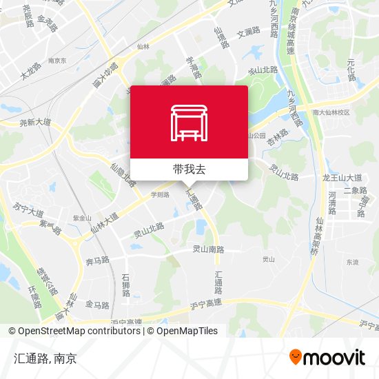 汇通路地图