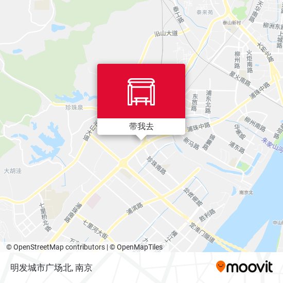 明发城市广场北地图