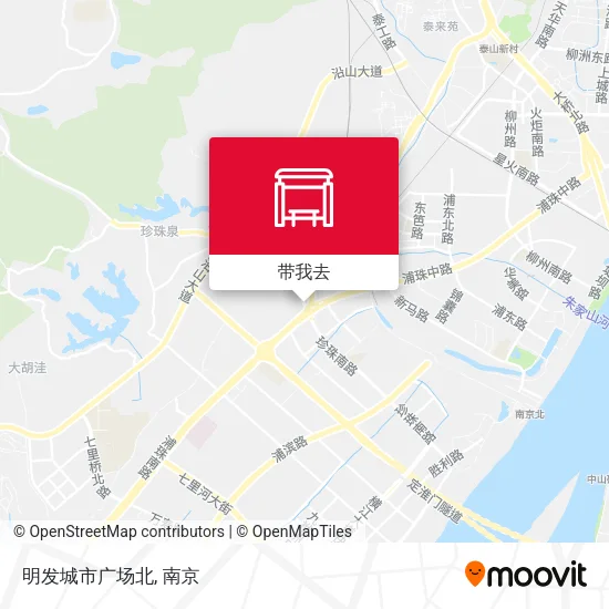 明发城市广场北地图
