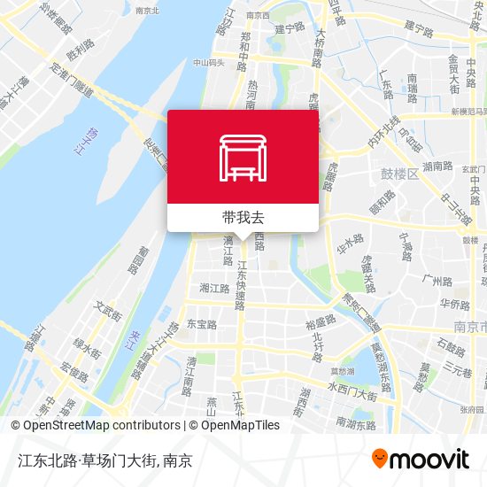 江东北路·草场门大街地图