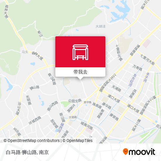 白马路·狮山路地图