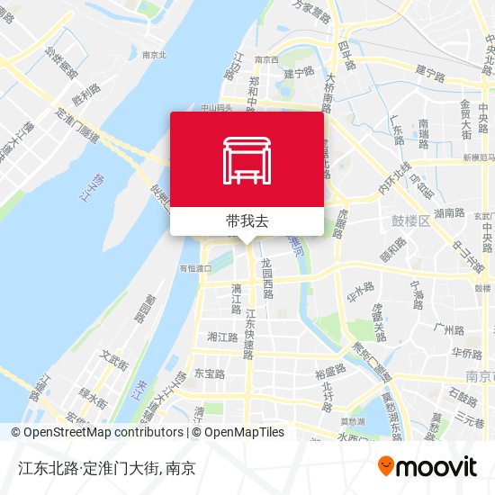 江东北路·定淮门大街地图