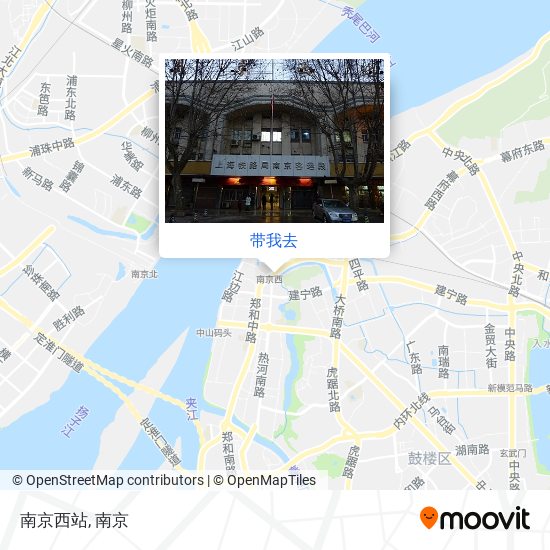 南京西站地图