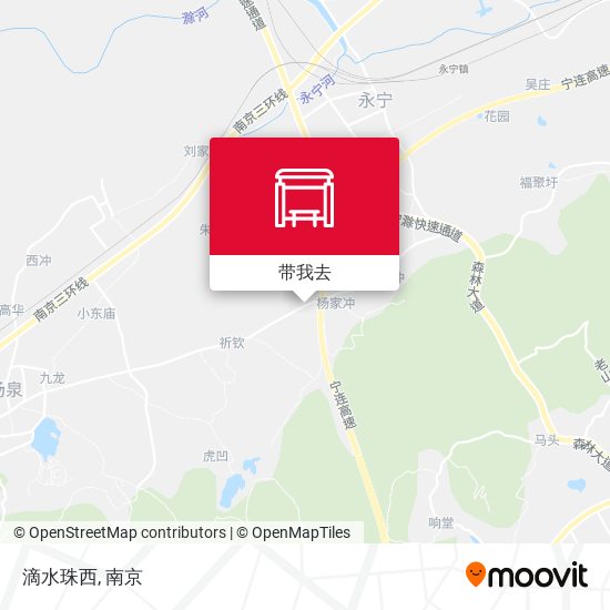 滴水珠西地图