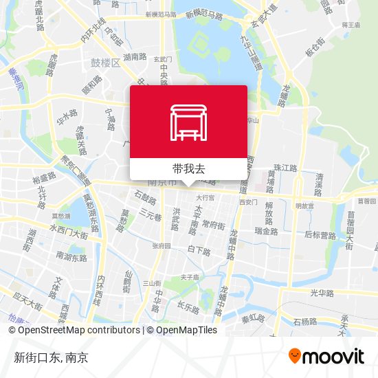 新街口东地图