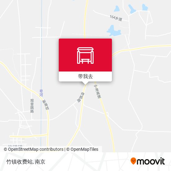 竹镇收费站地图