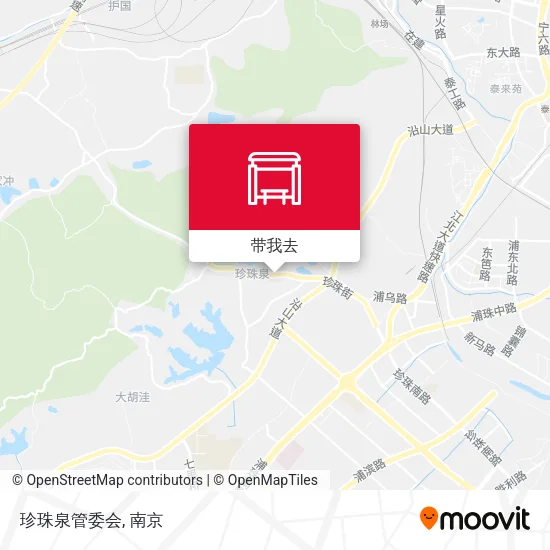 珍珠泉管委会地图