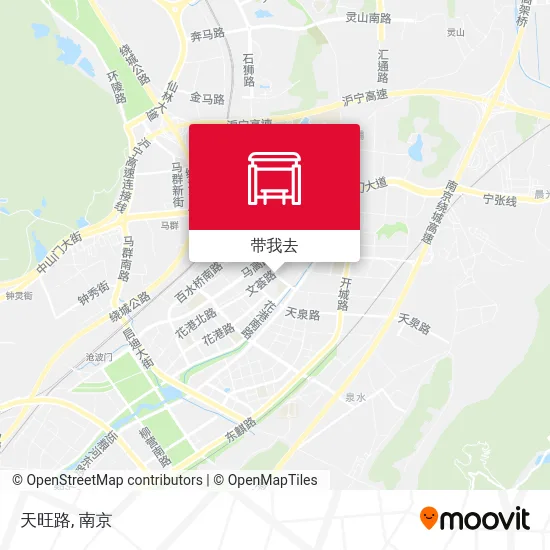 天旺路地图