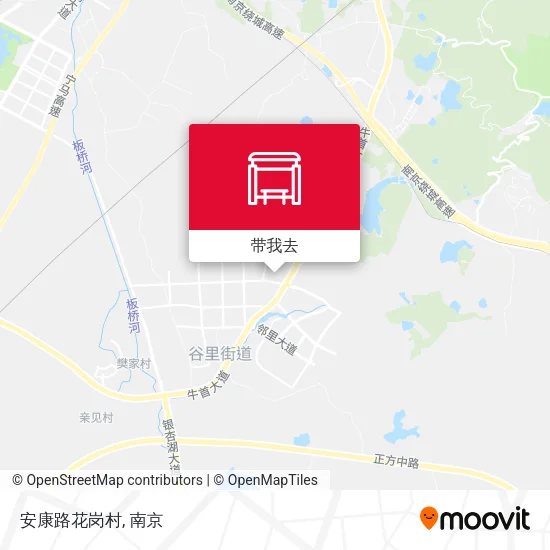 安康路花岗村地图