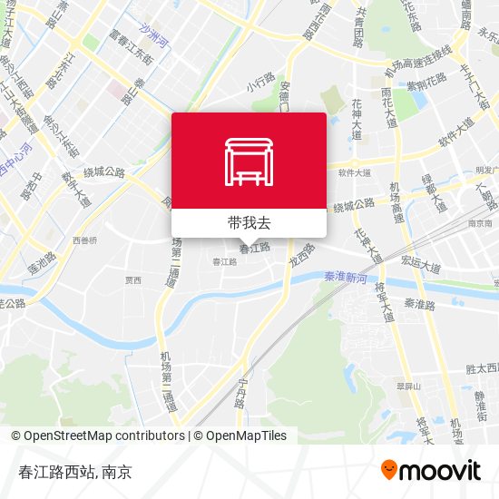 春江路西站地图