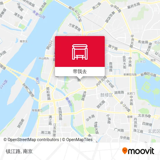 镇江路地图