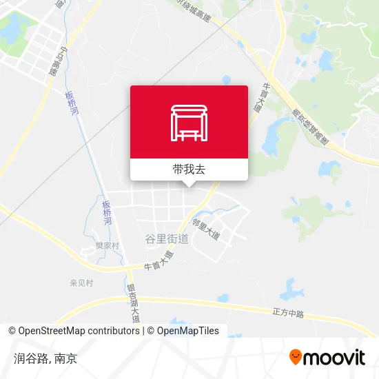润谷路地图