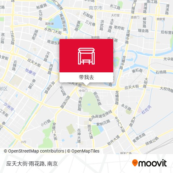 应天大街·雨花路地图
