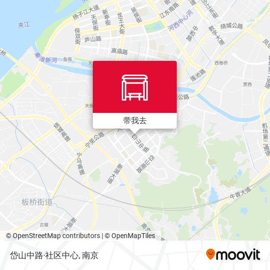 岱山中路·社区中心地图