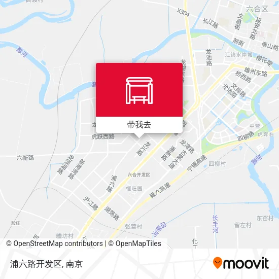 浦六路开发区地图