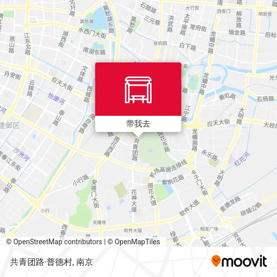 共青团路·普德村地图
