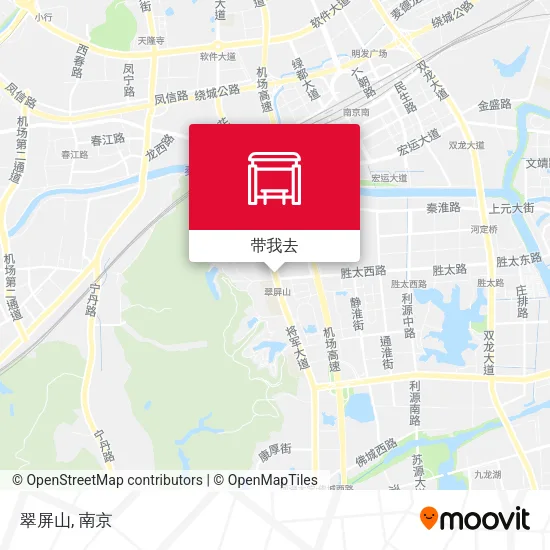翠屏山地图