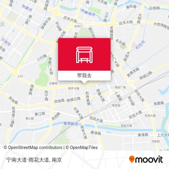 宁南大道·雨花大道地图