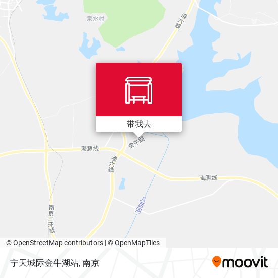 宁天城际金牛湖站地图