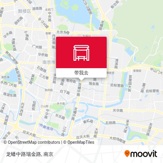 龙蟠中路瑞金路地图