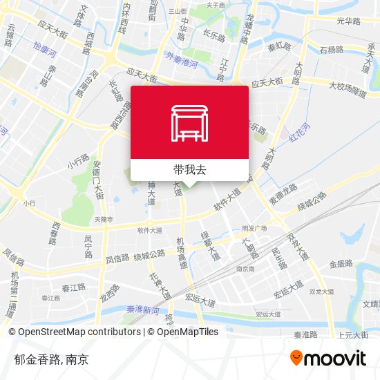 郁金香路地图