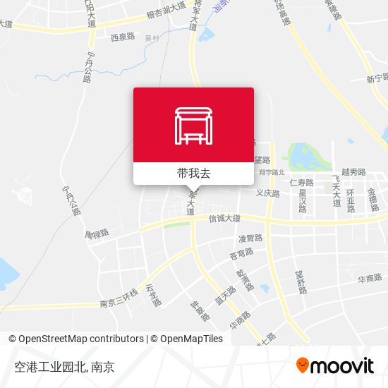 空港工业园北地图