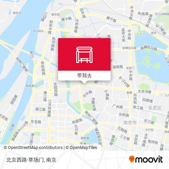 北京西路·草场门地图