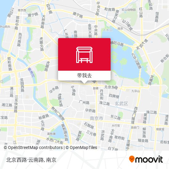 北京西路·云南路地图