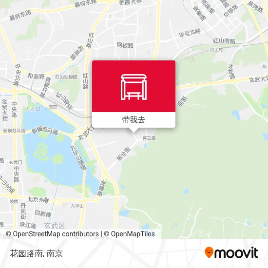 花园路南地图