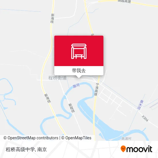 程桥高级中学地图