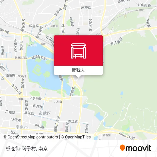 板仓街·岗子村地图