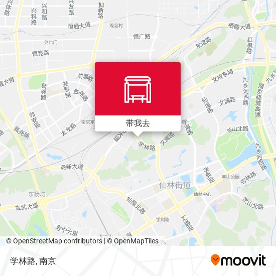 学林路地图