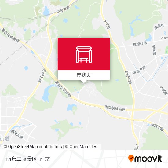 南唐二陵景区地图