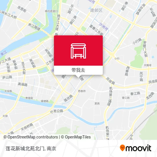 莲花新城北苑北门地图