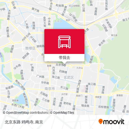 北京东路·鸡鸣寺地图