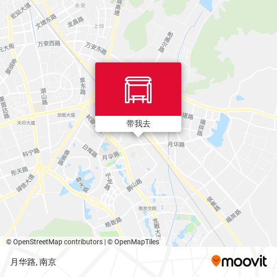 月华路地图