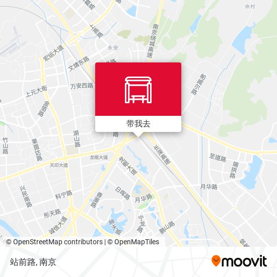 站前路地图