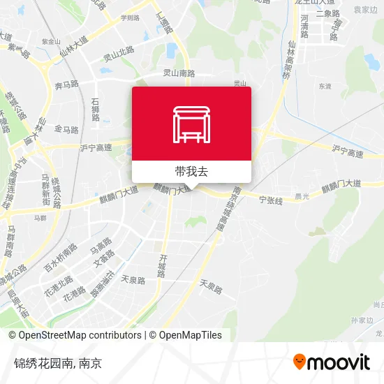 锦绣花园南地图