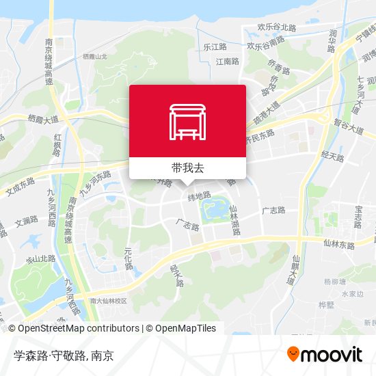 学森路·守敬路地图