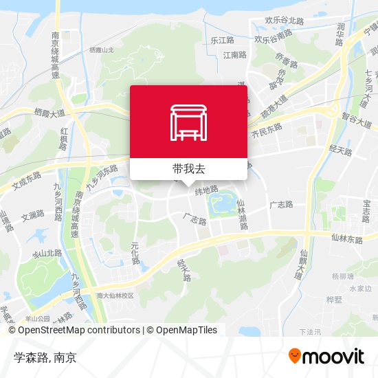 学森路地图