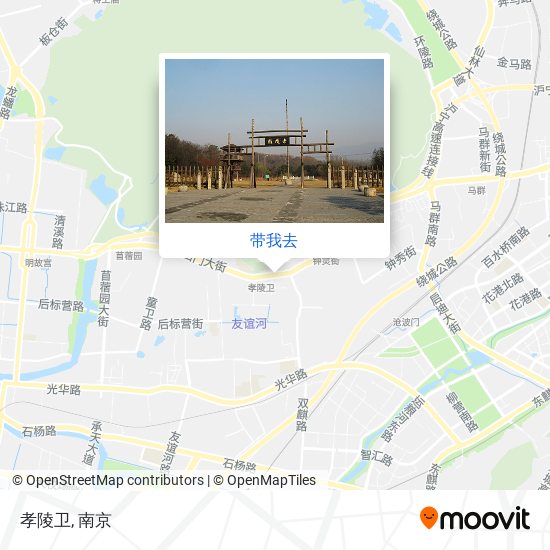 孝陵卫地图