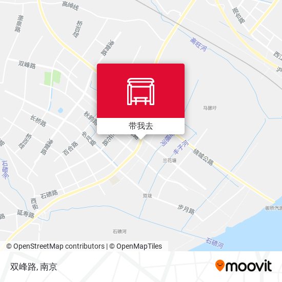 双峰路地图