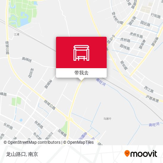 龙山路口地图